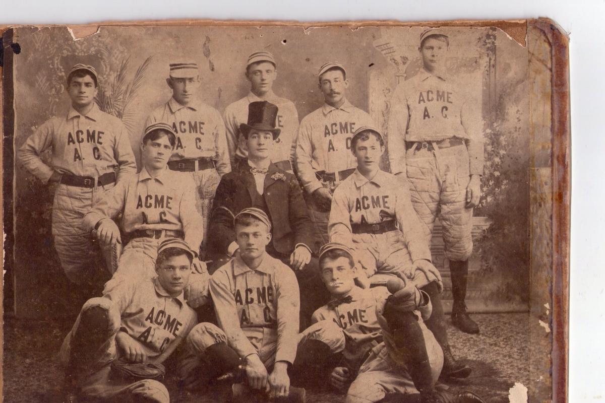 Wallington Acme Baseball Club, circa 1900