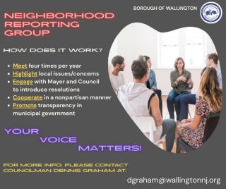 Neighborhood Reporting Group