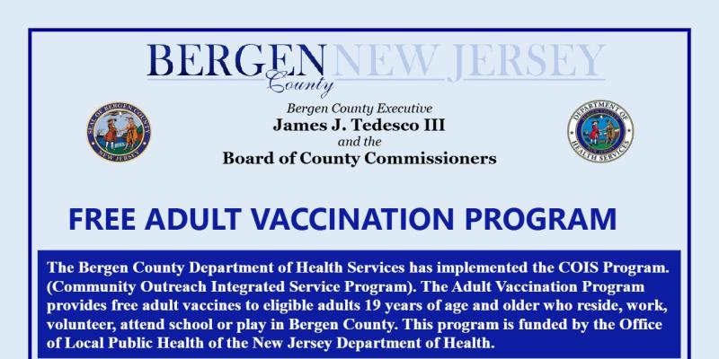 Free adult vaccine ENGLISH